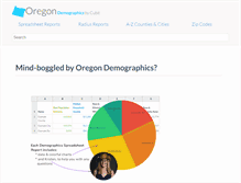 Tablet Screenshot of oregon-demographics.com
